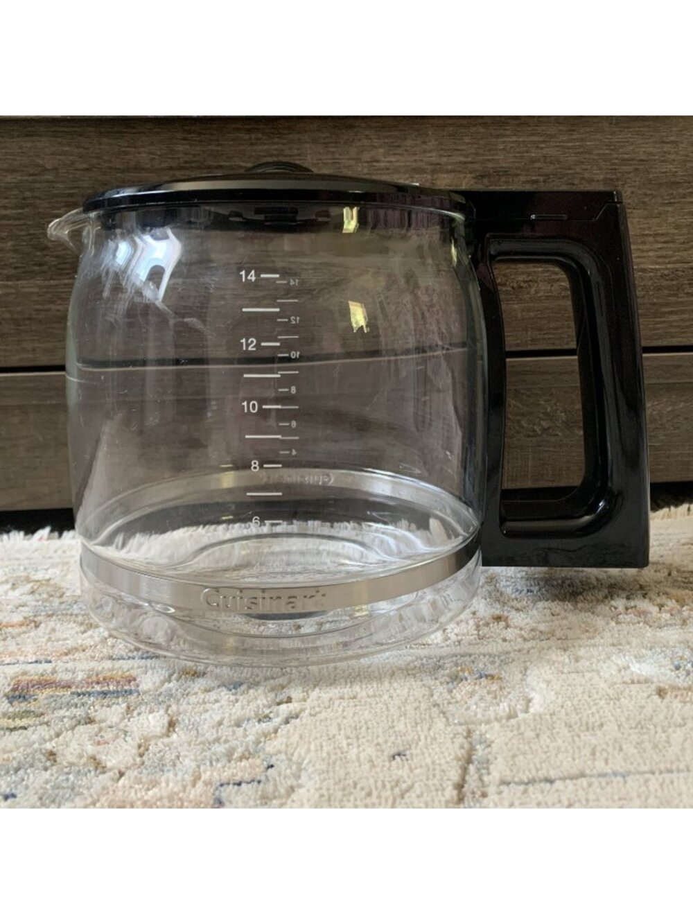 Cuisinart DCC-3500C 14 Cup Glass Carafe Coffee Pot w/ Lid OEM Replacement